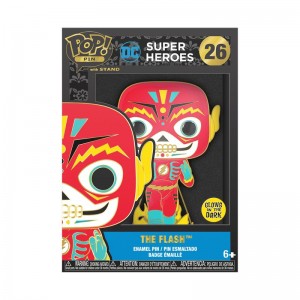 Funko DC Comics + Pop! Pin The Flash (Dia De Los DC) (Glow) | DE4816817