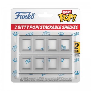 Funko Funko + Bitty Pop! Stackable Shelves 2-Pack | DE4816602