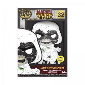 Funko Marvel + Pop! Pin Zombie Moon Knight (Glow) | DE4816812