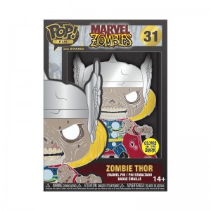 Funko Marvel + Pop! Pin Zombie Thor (Glow) | DE4816811