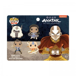 Funko Nickelodeon + Avatar: The Last Airbender 4-Pack Pin Set | DE4816791