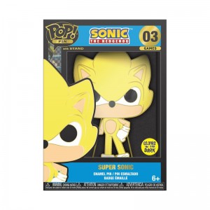 Funko Sonic The Hedgehog + Pop! Pin Super Sonic (Glow) | DE4816794