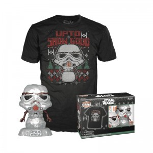 Funko Star Wars + Pop! & Tee Snowman Stormtrooper (Metallic) | DE4816564