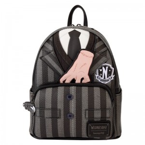 Funko The Addams Family + Limited Edition Wednesday Nevermore Academy Uniform Cosplay Mini Backpack | DE4819281